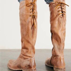 NEW Bed Stu Manchester Knee High Leather Boots Womens 7 Rustic Riding Heritage